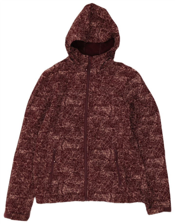 Mountain Warehouse Veste coupe-vent pour femme UK 12 Medium Bordeaux moucheté