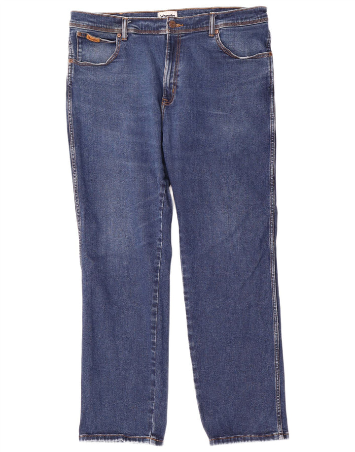 Wrangler Jean Droit Texas Homme W40 L32 Bleu Coton