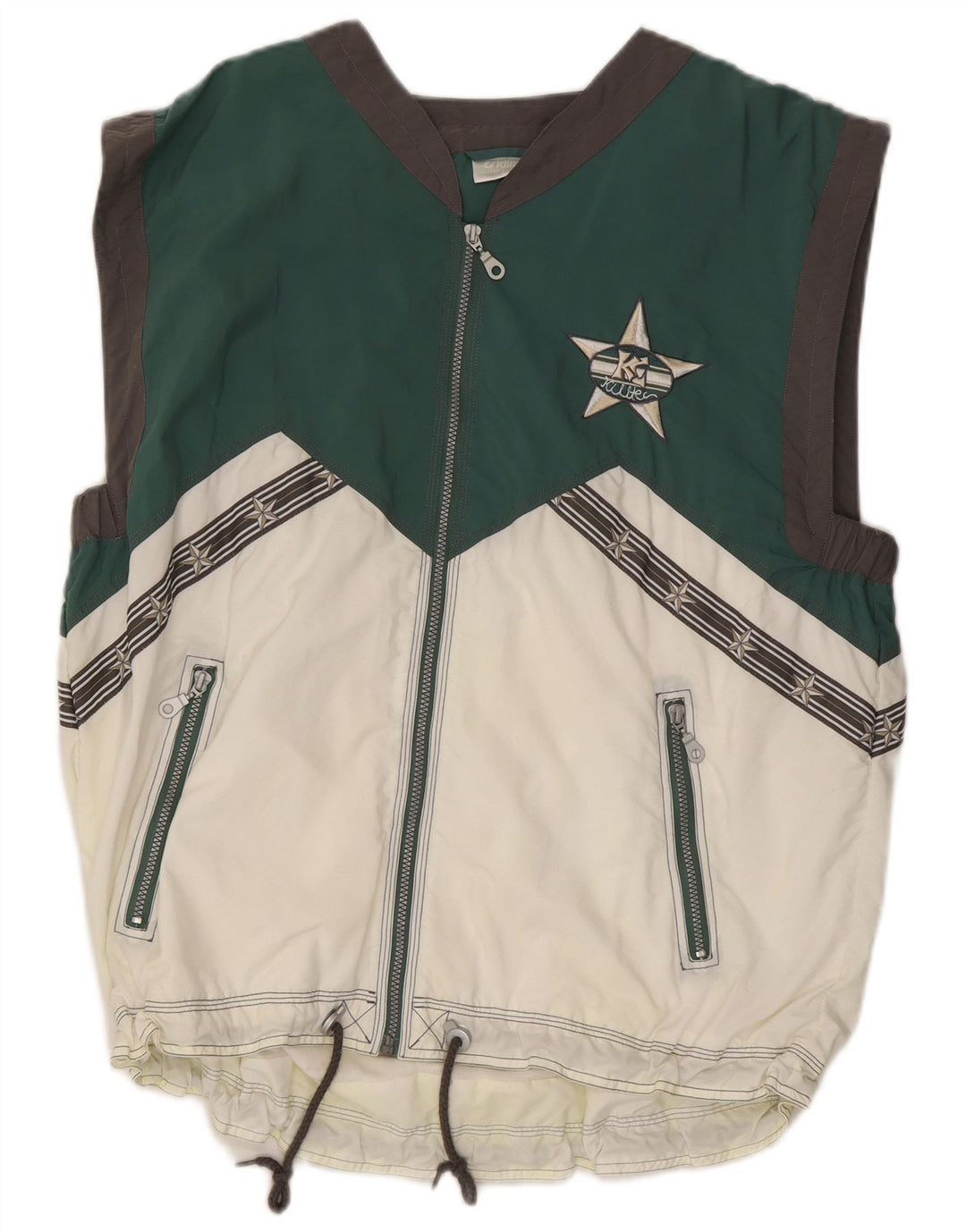 Killtec Gilet Homme UK 40 Large Vert Colorblock Polyester