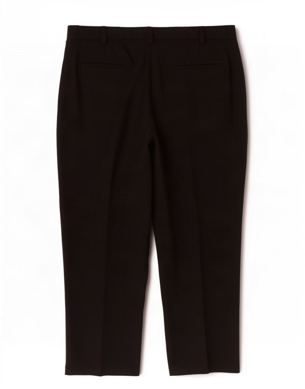 Marks & Spencer Pantalon chino taille haute pour femme UK 20 2XL W40 L28 Noir