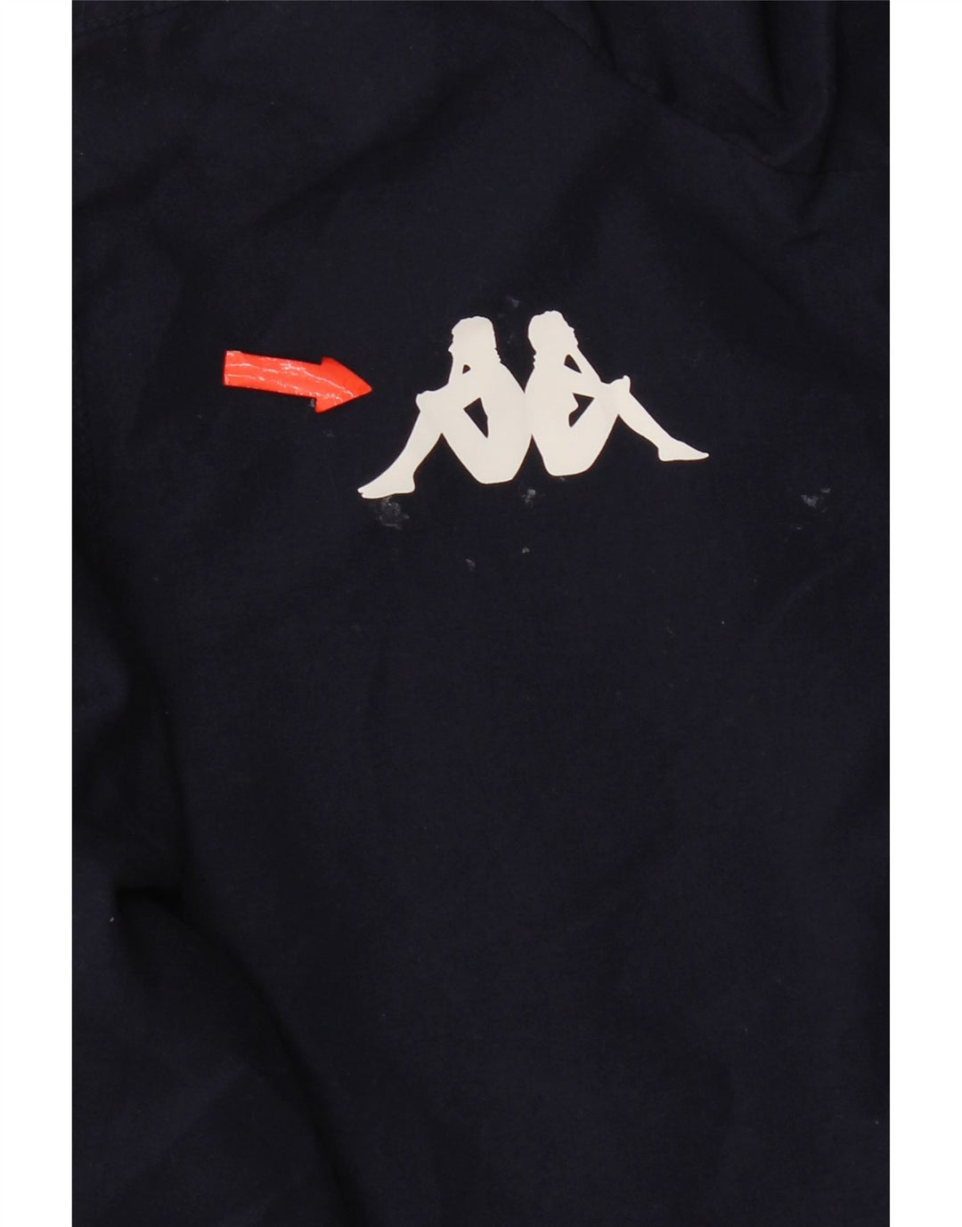 Kappa Veste Coupe-Vent Graphique Garçon 11-12 ans Bleu Marine Polyester