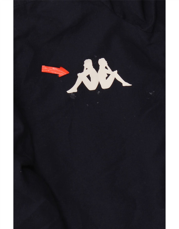 Kappa Veste Coupe-Vent Graphique Garçon 11-12 ans Bleu Marine Polyester