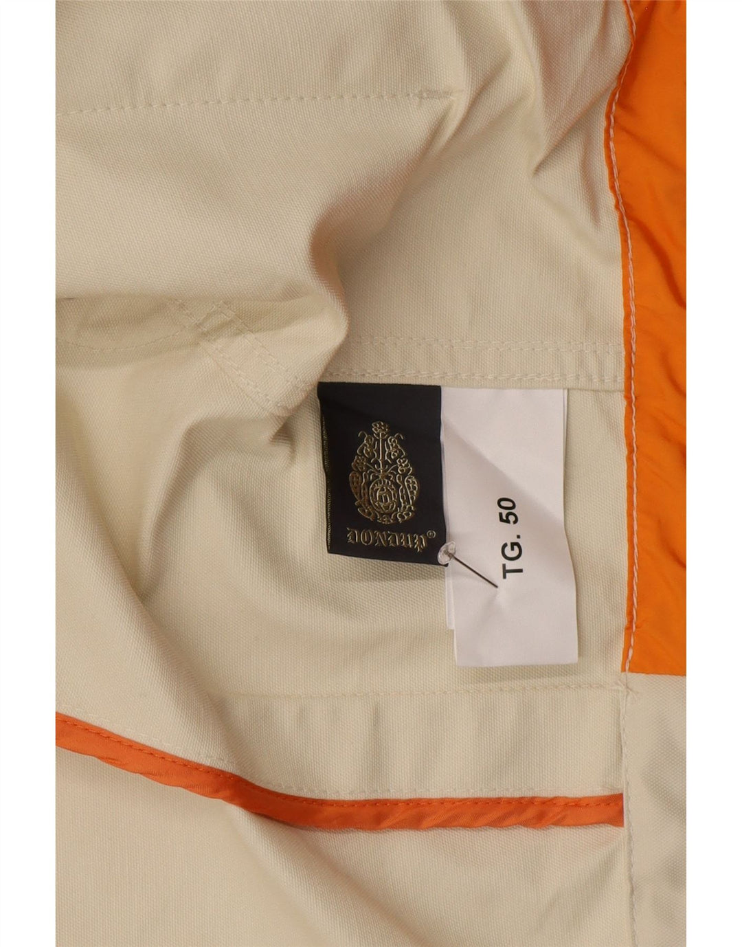 Dondup Veste utilitaire à capuche pour homme IT 50 Large en polyamide blanc cassé