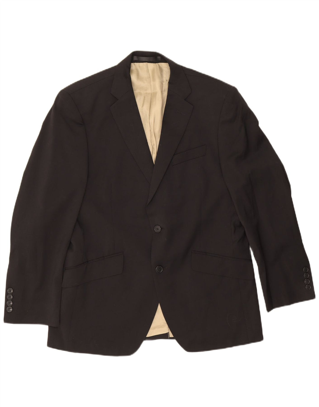 Marks & Spencer Veste blazer autographe à 2 boutons pour homme UK 38 Noir moyen