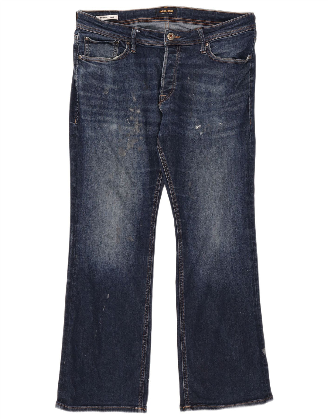 Jack & Jones Jean Bootcut Jake Homme W34 L30 Bleu Marine Coton