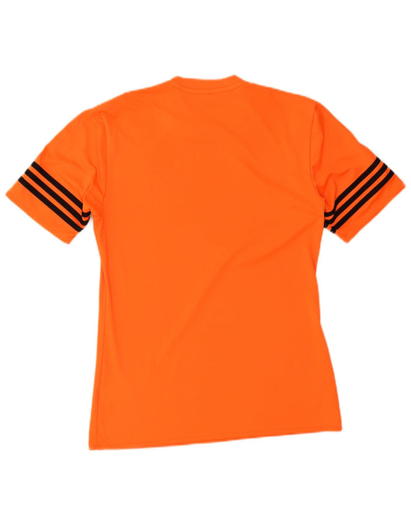 ADIDAS Hommes Climalite T-Shirt Haut Petit Orange Polyester