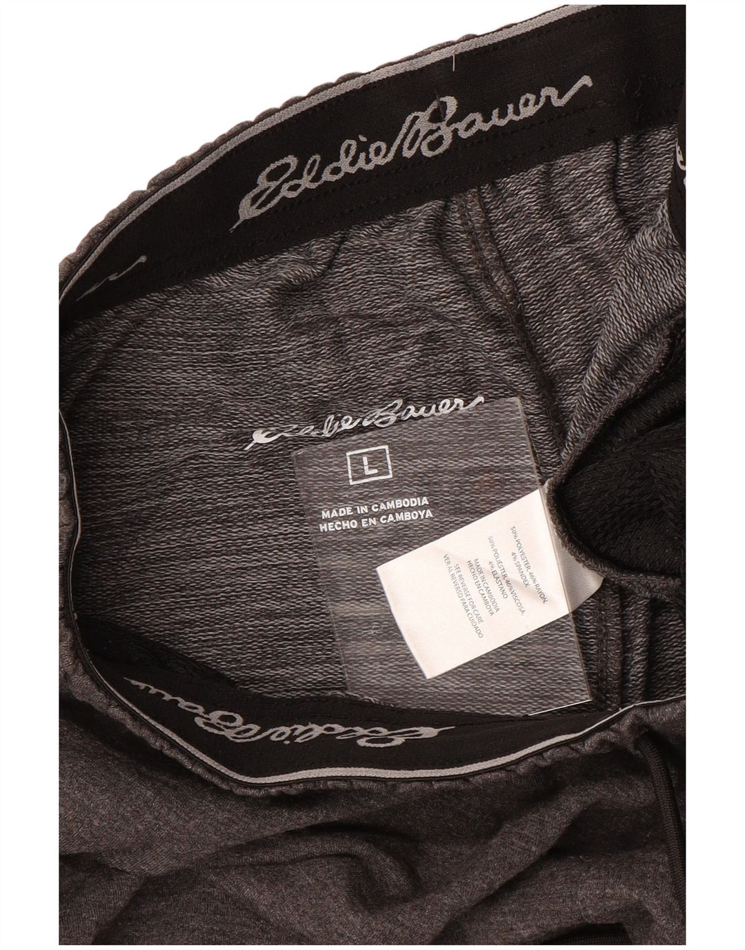 EDDIE BAUER Pantalon de Survêtement Homme Large Gris Polyester