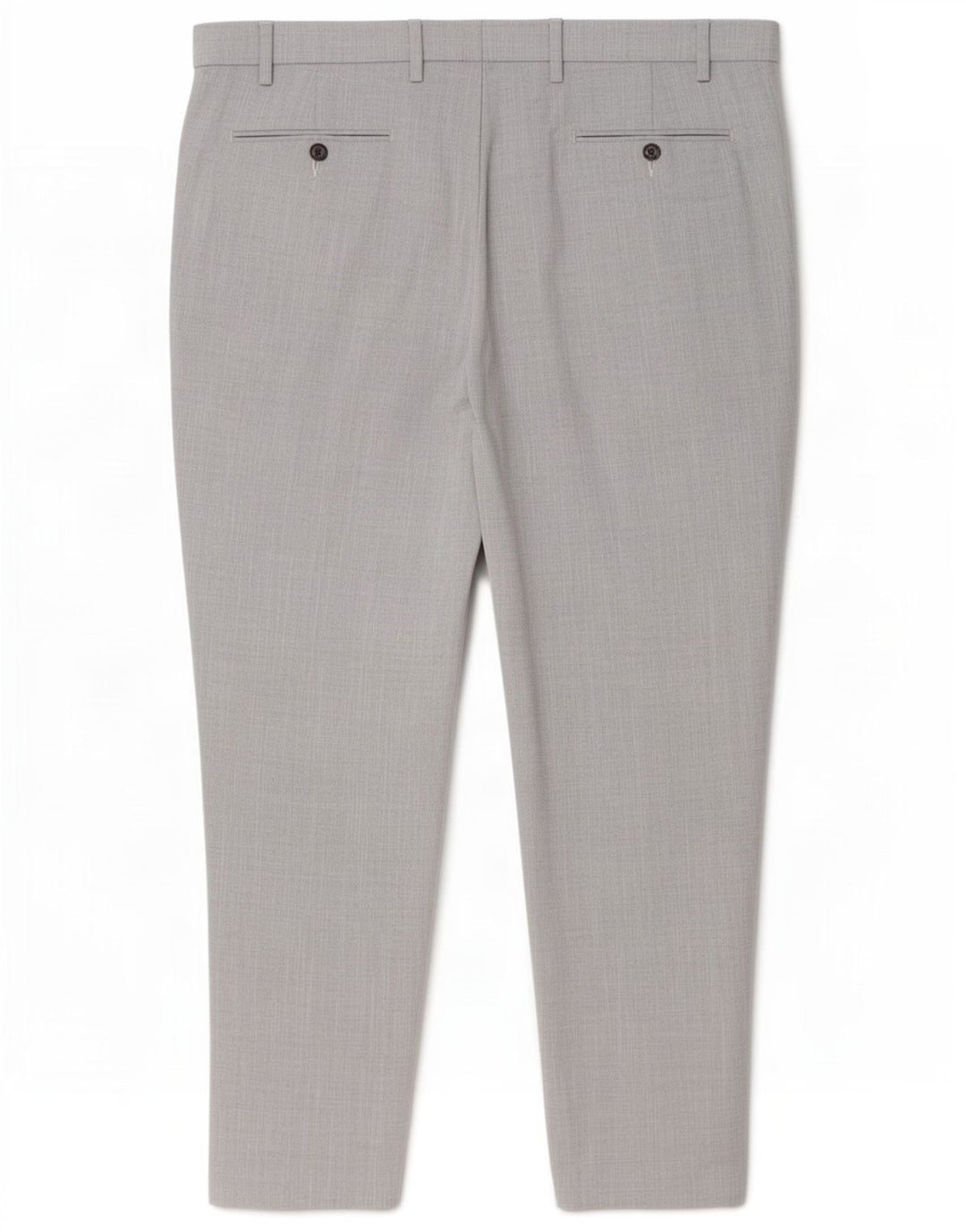 Marks & Spencer Pantalon de Costume Slim Homme W44 L31 Gris Polyester