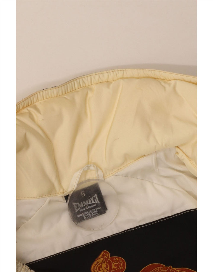 Emmegi Veste matelassée à capuche pour homme, coupe ample, UK 36, petit, beige, polyester