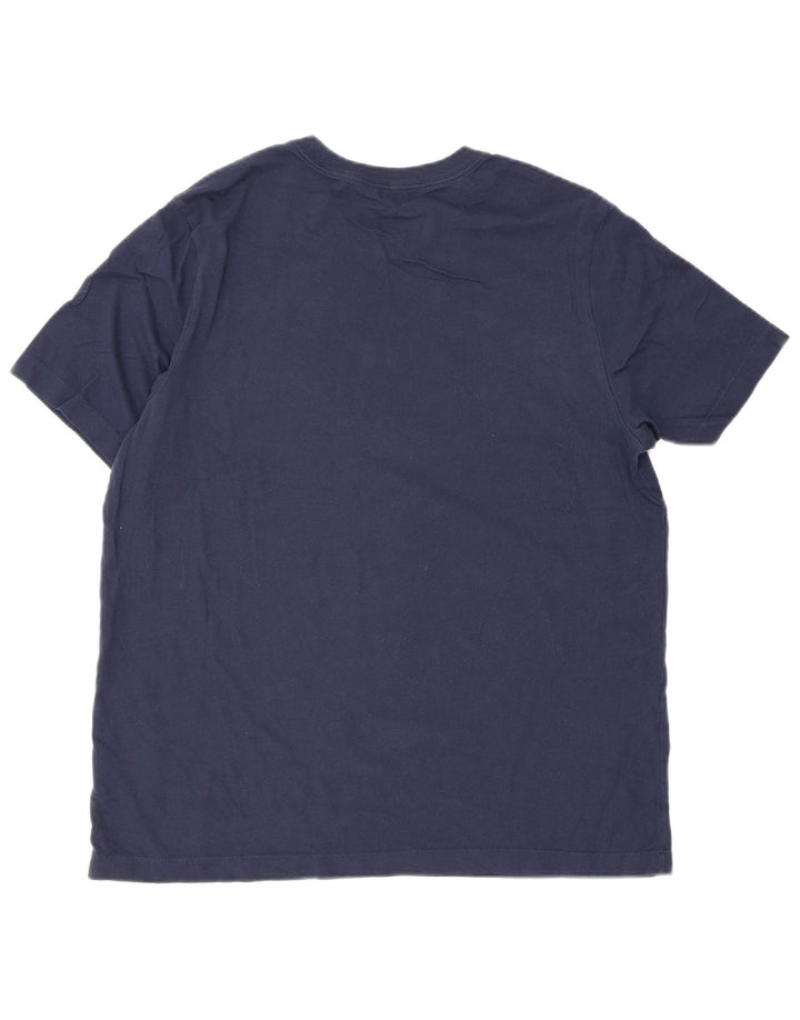 Nike T-shirt graphique pour homme en coton bleu marine Taille L