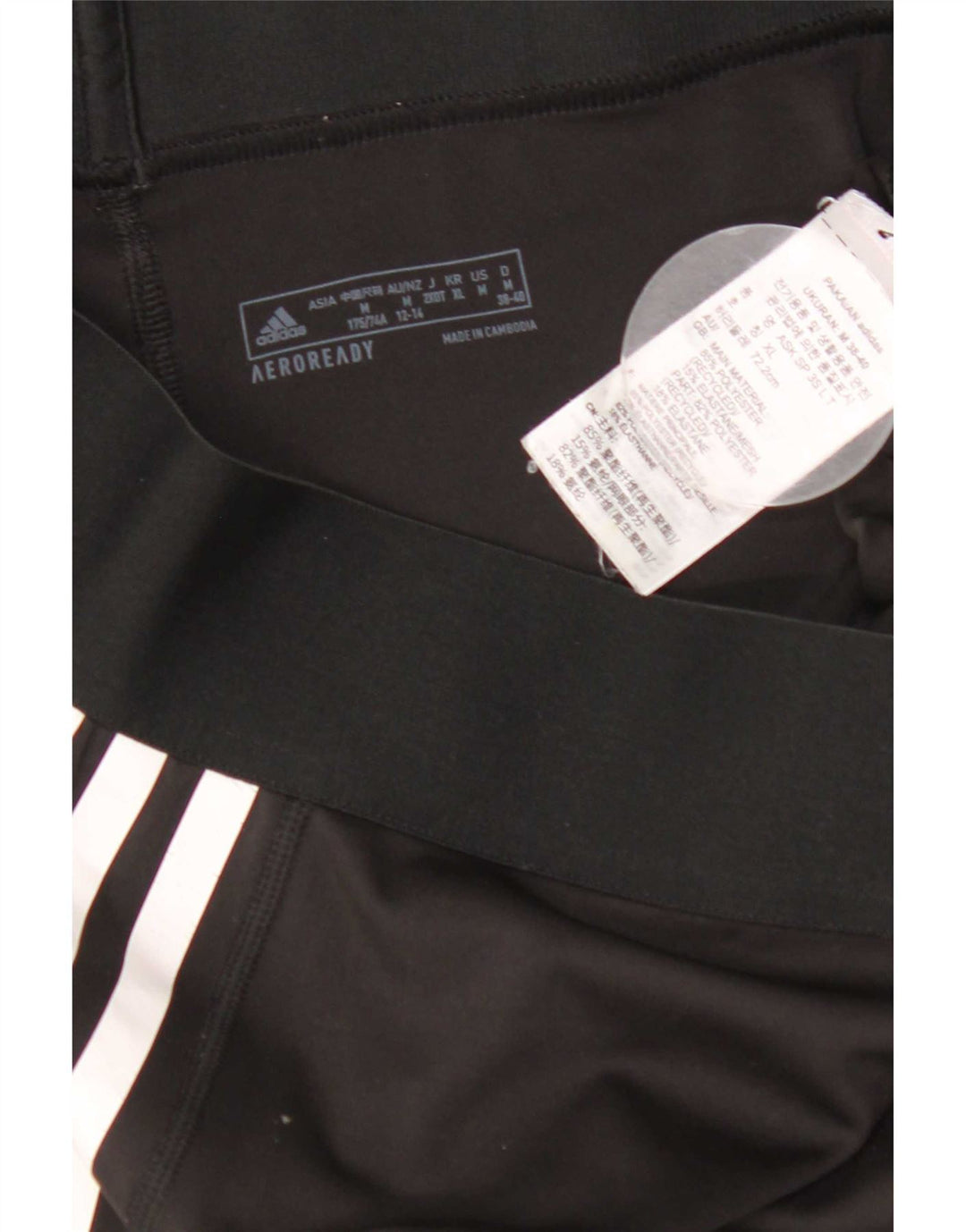 Adidas Femmes Aeroready Leggings UK 12/14 Moyen Noir Polyester