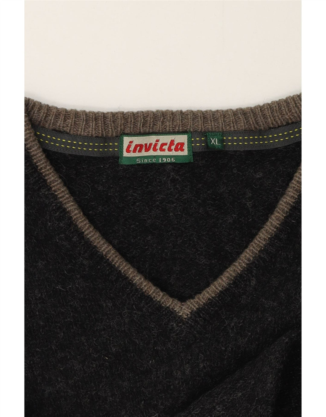 Invicta Pull col V pour femme UK 18 XL Noir
