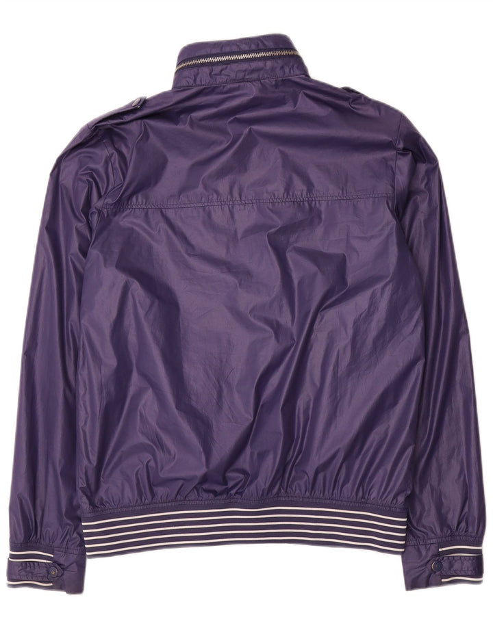 Converse Veste de pluie militaire à capuche pour homme UK 38 Violet moyen Polyester