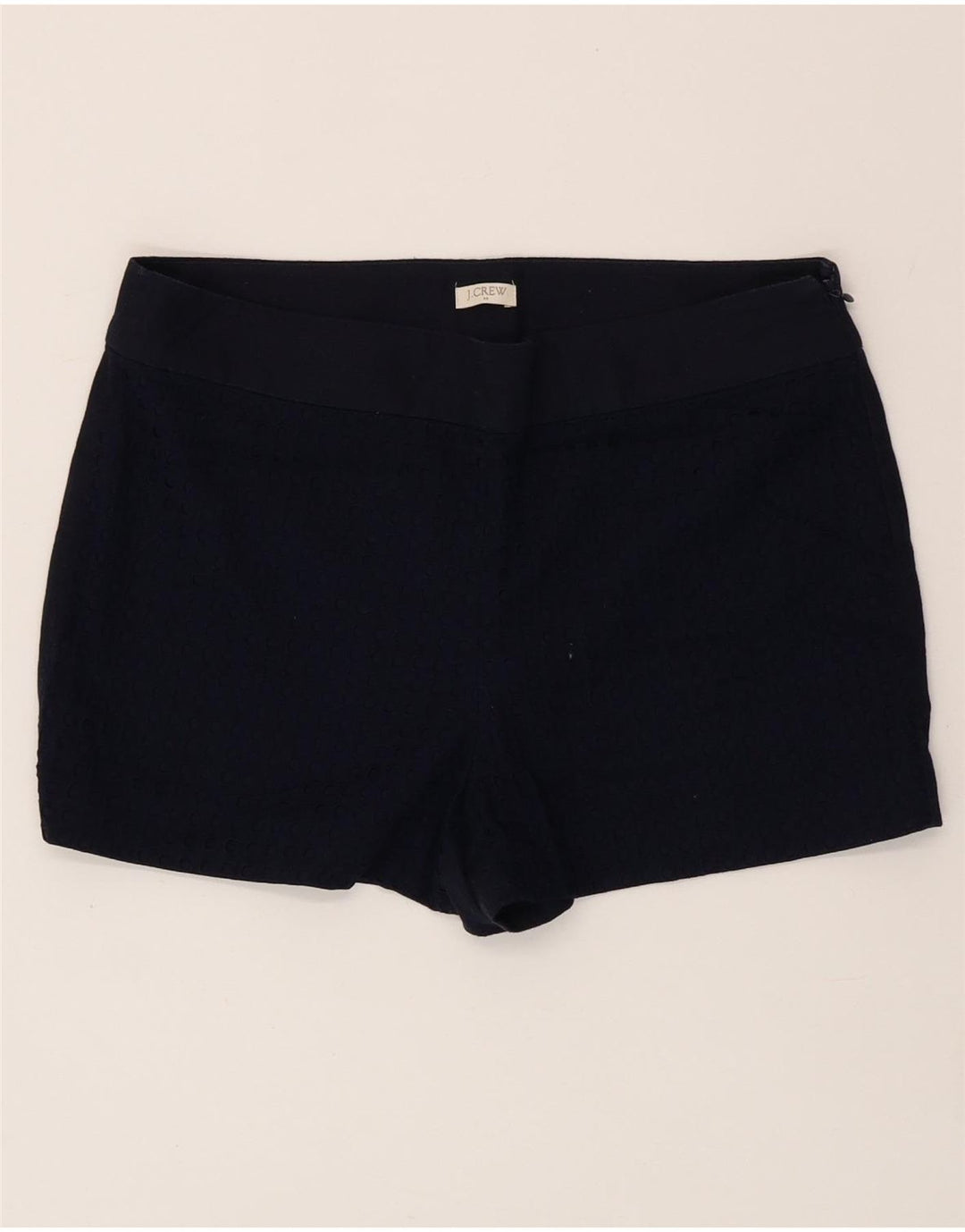 J. Crew Womens Hot Pants US 10 Large W32 Bleu Marine Coton