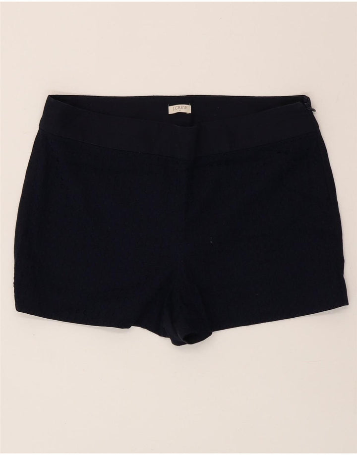 J. Crew Womens Hot Pants US 10 Large W32 Bleu Marine Coton