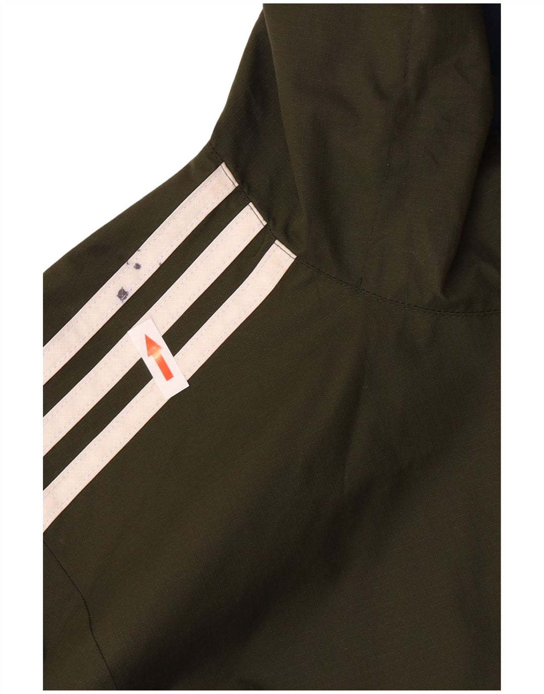 Adidas Veste réversible à capuche pour homme UK 36 Petit Kaki Polyester