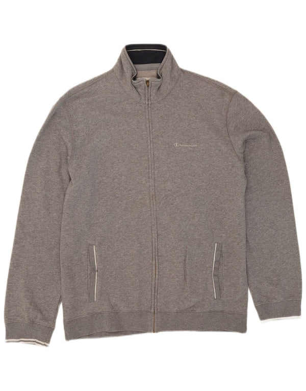 CHAMPION Veste de Survêtement Homme XL Gris Chiné Coton