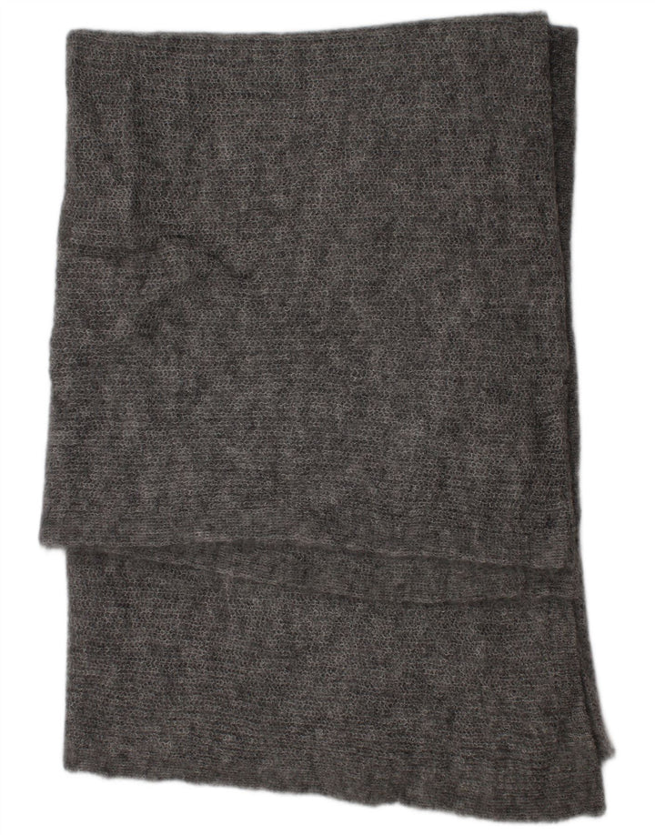 American Vintage Écharpe rectangulaire en tricot pour femme, taille unique, gris