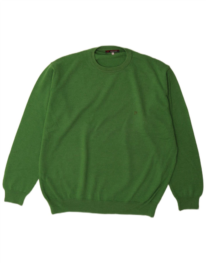 Pierre Cardin Pull ras du cou pour homme, grand vert