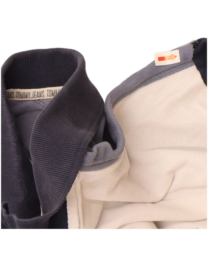 TOMMY HILFIGER Polo Homme 2XL Multicolore Colourblock Coton