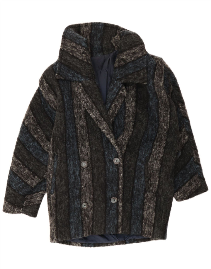 Arezia Femme Manteau Croisé IT 42 Medium Multicolore Rayé