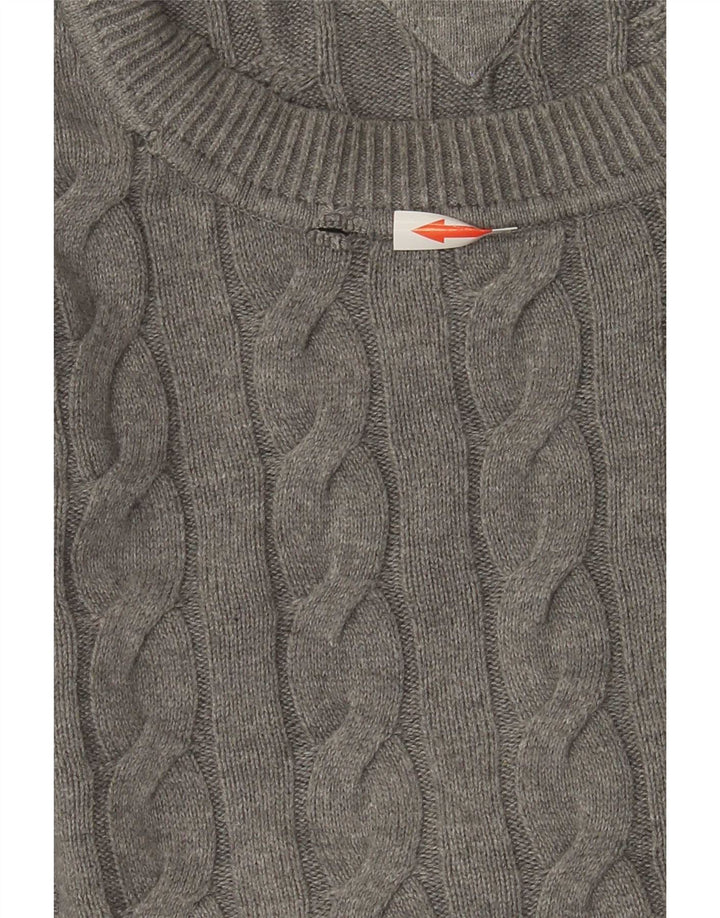 Tommy Hilfiger Pull Ras du Cou Homme Gris Moyen Coton