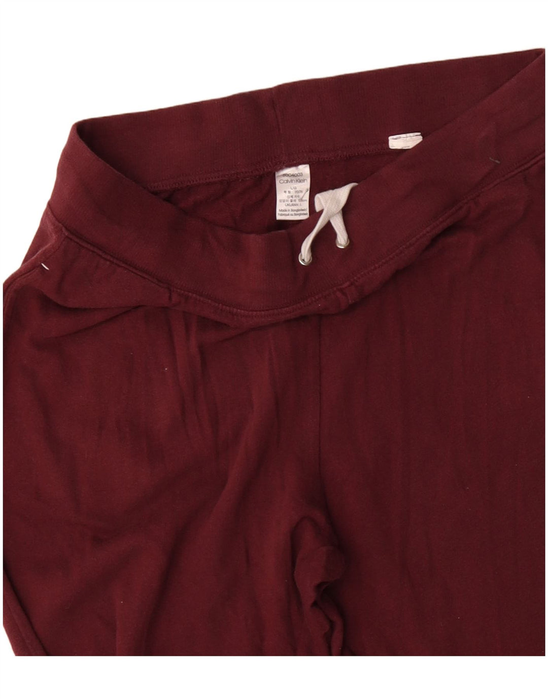 CALVIN KLEIN Pantalon de Survêtement Graphique Homme Joggers Large Bordeaux