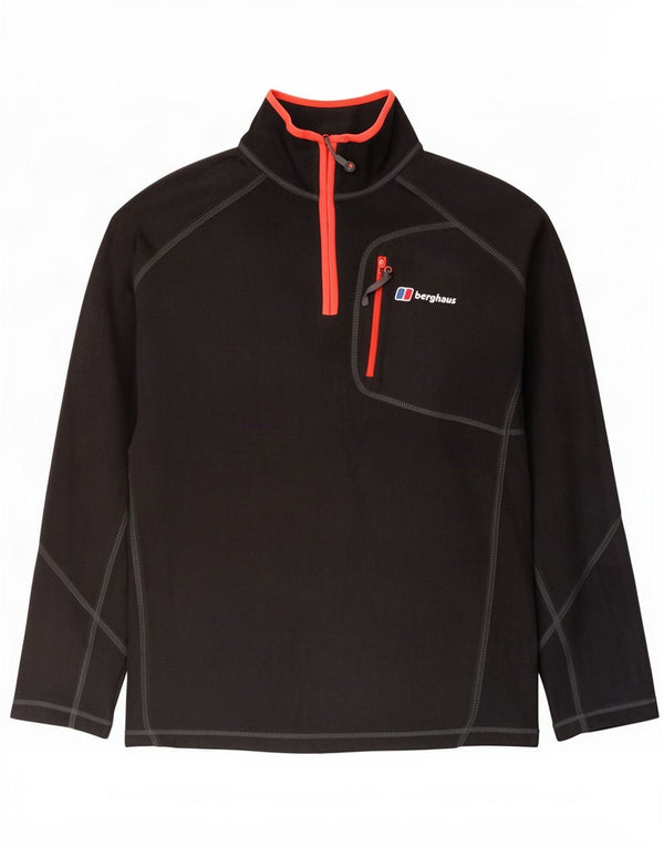 Berghaus Pull Polaire Col Zippé Homme XL Noir Polyester