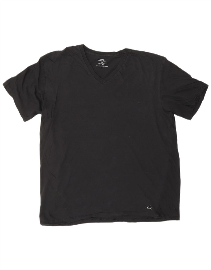 CALVIN KLEIN T-Shirt Homme Haut Large Noir