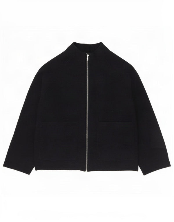 Cos Cardigan surdimensionné pour femme UK 6 XS en laine bleu marine