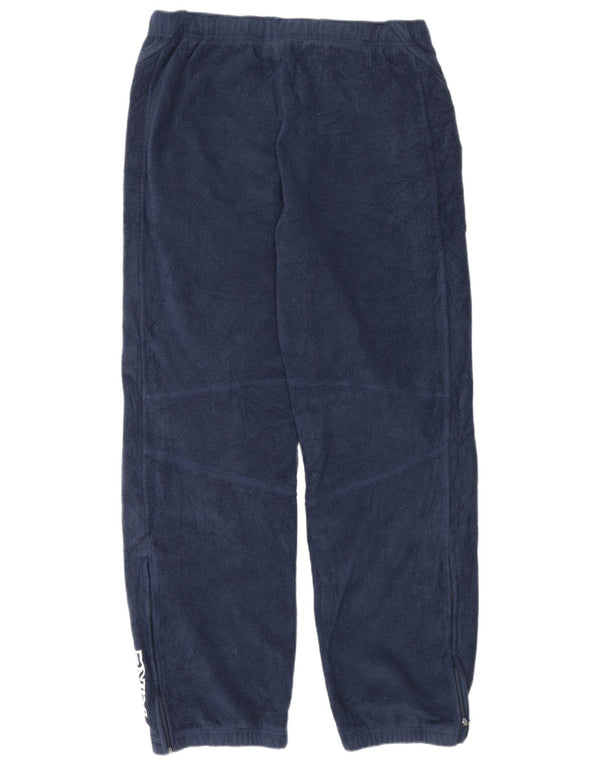 Nike Pantalon de survêtement en polaire pour femme UK 16 Large Bleu marine Sports