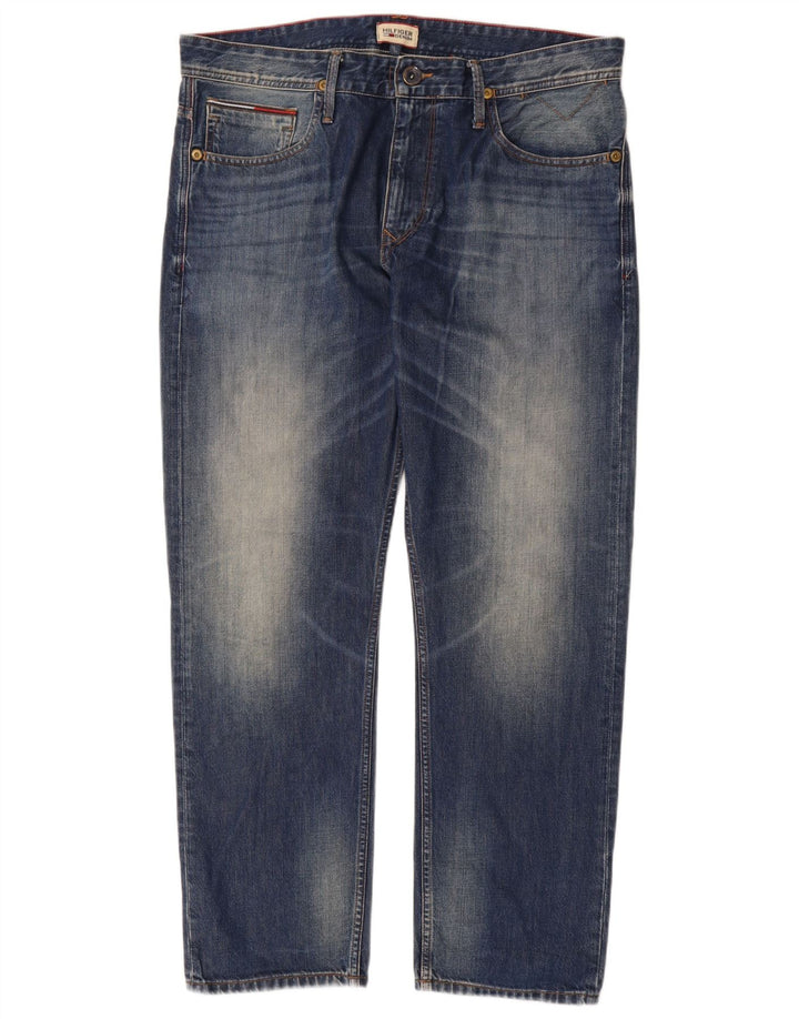 Tommy Hilfiger Jean droit homme W36 L30 bleu coton