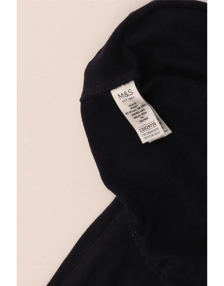 Marks & Spencer Pantalon de survêtement pour homme en coton bleu marine Large