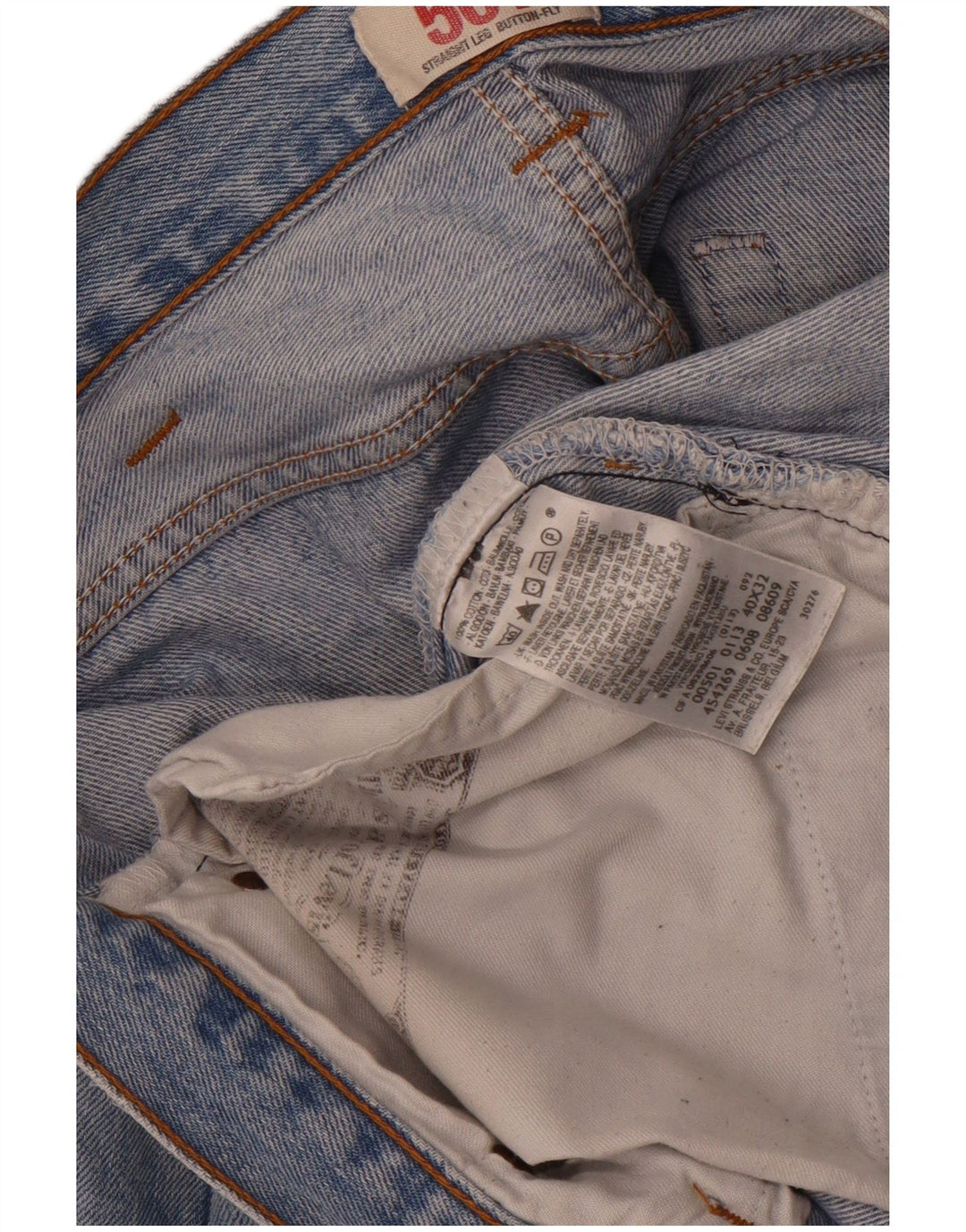 Levi's Jean Droit 501 Homme Bleu W40 L26 Coton