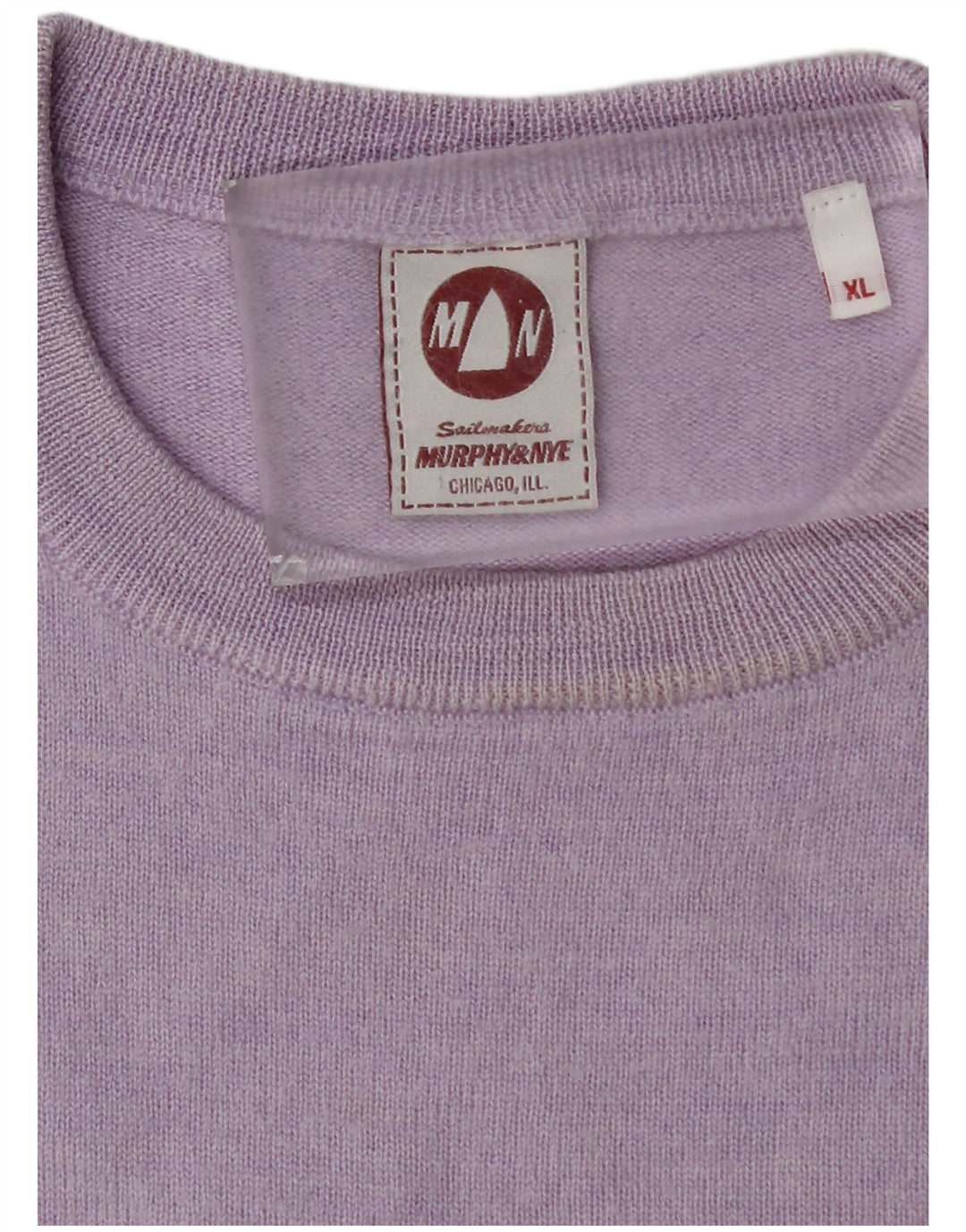 Murphy & Nye Pull à col rond Sailmakers pour homme XL Violet