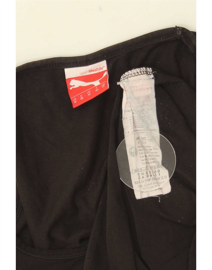 Puma Débardeur pour femme UK 12 Medium Noir Coton