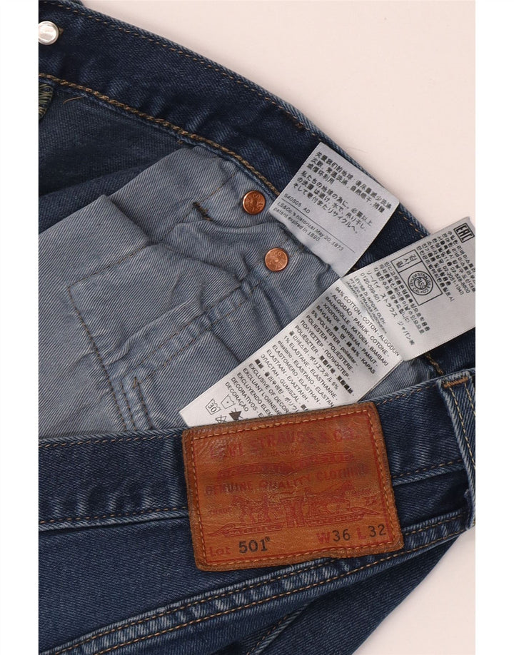 Levi's Jean Droit 501 Homme Bleu W36 L32 Coton
