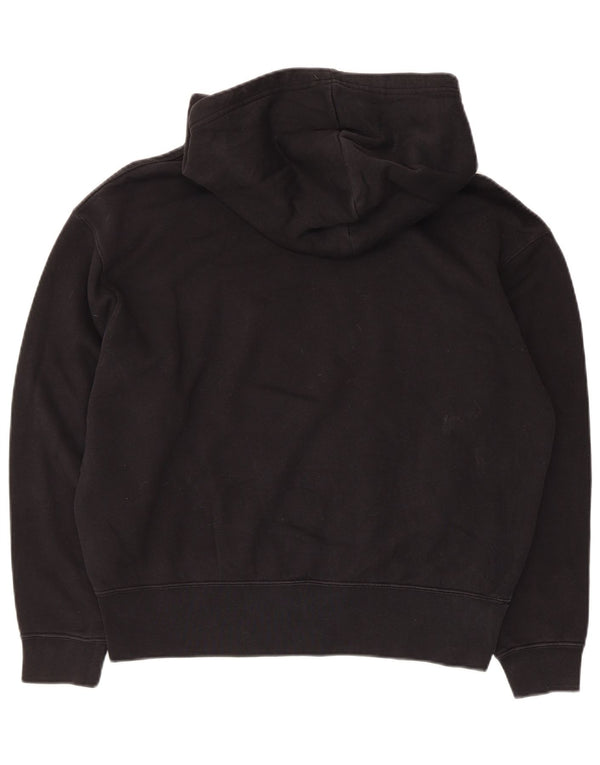 Nike Pull à capuche surdimensionné pour femme UK 6 XS Noir Coton