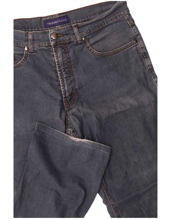 Trussardi Jean Droit IT 49 Medium W33 L30 Bleu Coton Homme
