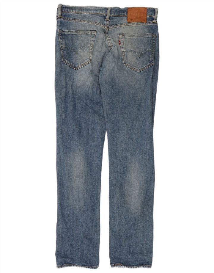 LEVI'S Mens 511 Slim Jeans W30 L32 Blue Cotton