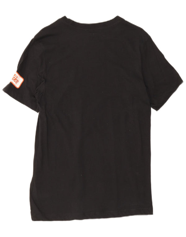 Nike Hommes Dri Fit Graphic T-Shirt Haut Petit Noir Coton