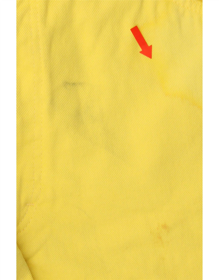 ESCADA Womens Tapered Jeans IT 44 Medium W32 L30 Yellow Cotton Vintage Escada and Second-Hand Escada from Messina Hembry 