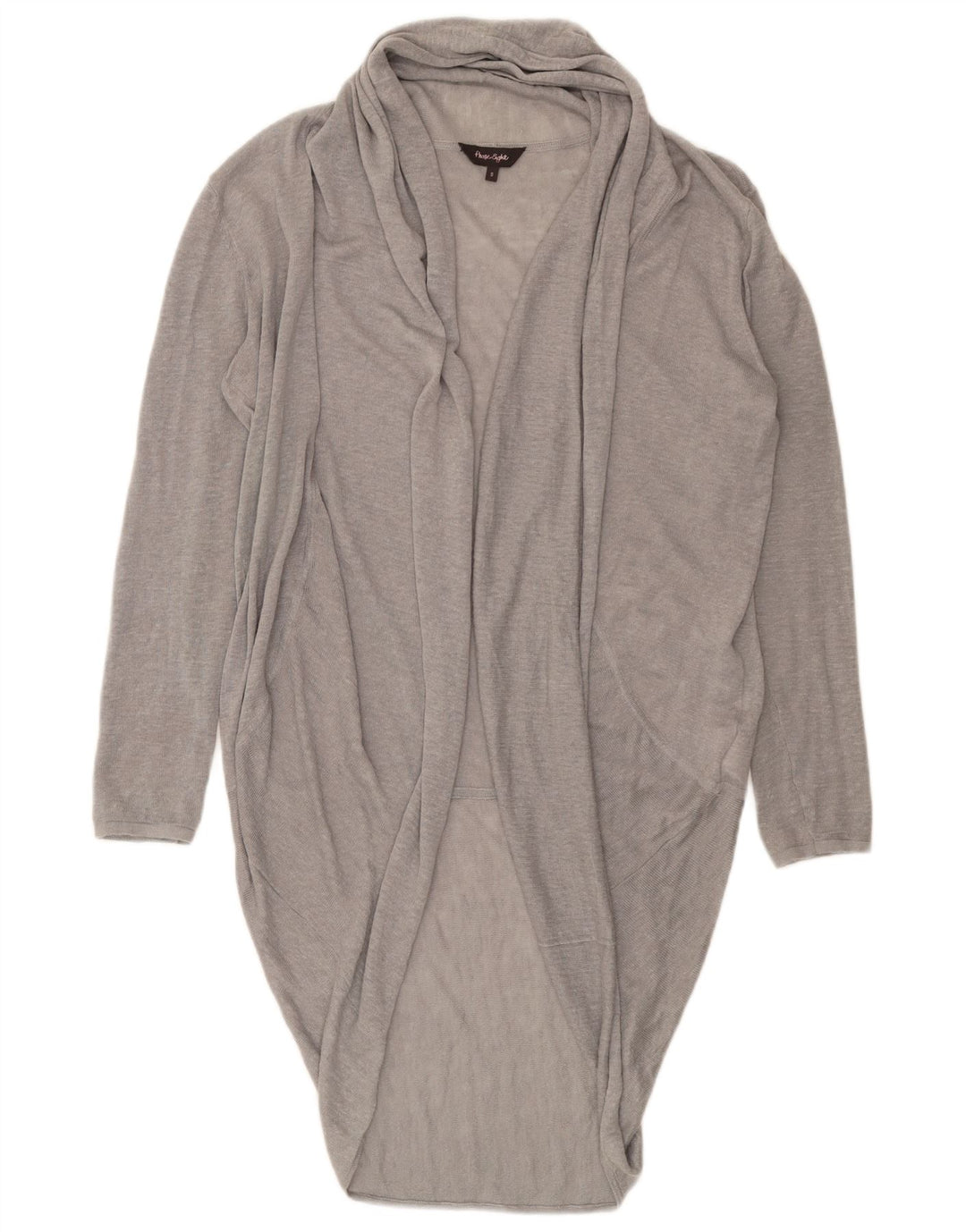 Phase Eight Cardigan long surdimensionné pour femme UK 10 Petit Gris