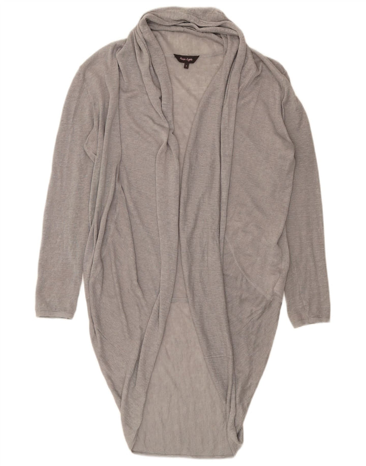 Phase Eight Cardigan long surdimensionné pour femme UK 10 Petit Gris
