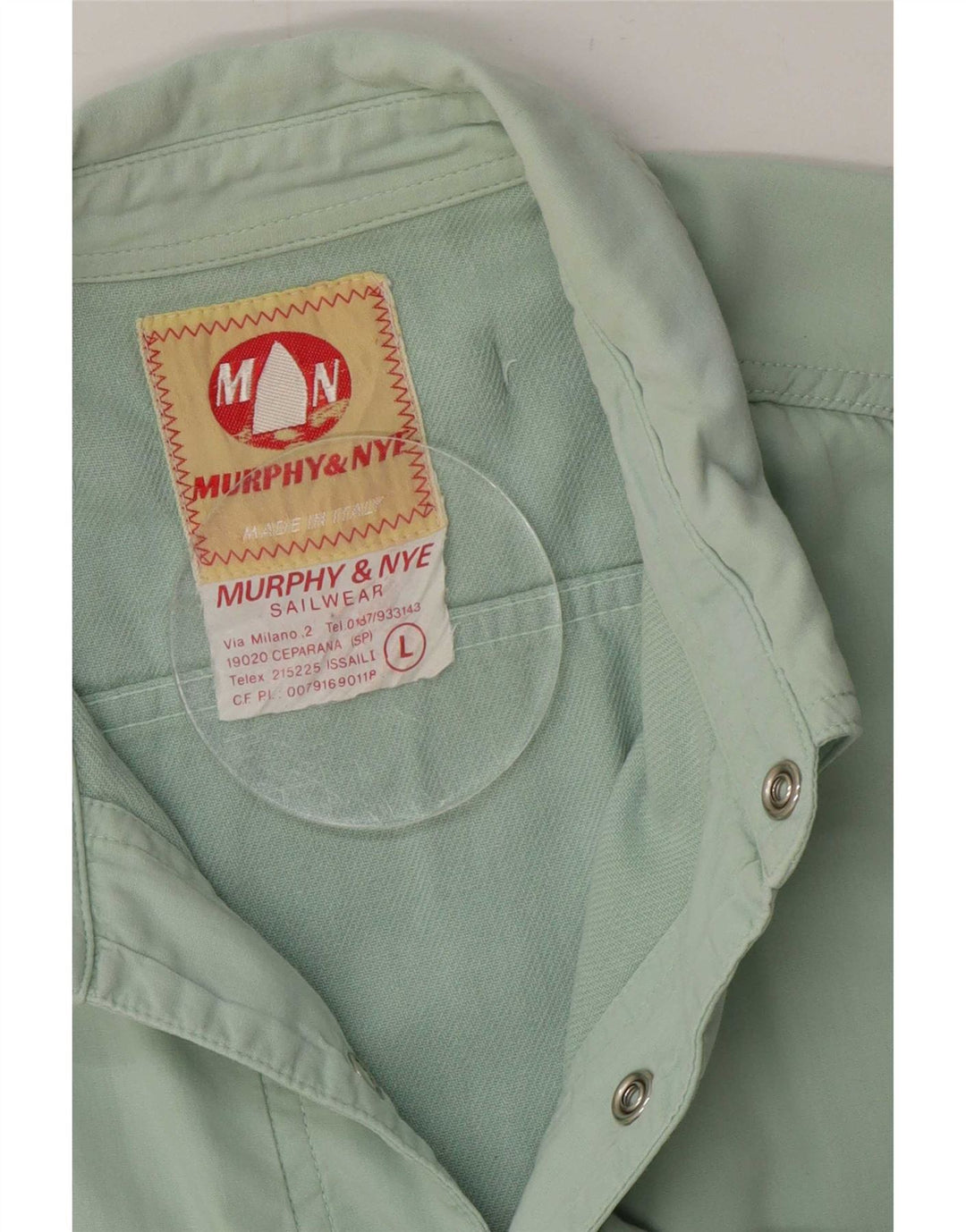 Murphy & Nye Chemise Homme Large Vert Coton
