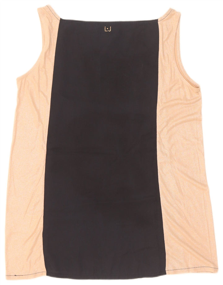 Liu Jo Femme Débardeur IT 40 Small Noir Colourblock Polyester