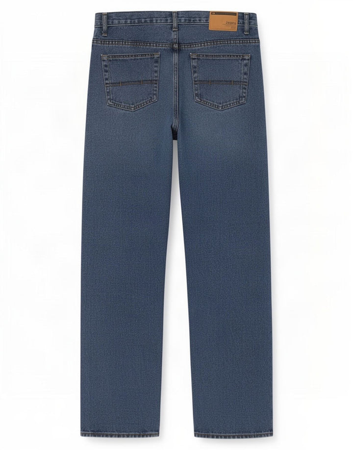 Marks & Spencer Jean droit homme W36 L31 bleu coton