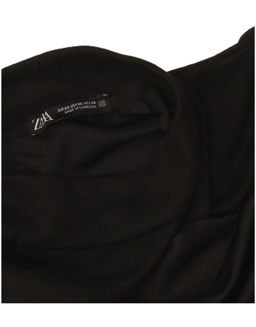 Zara Robe droite pour femme UK 6 XS Noir
