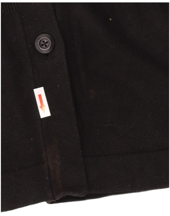 Eddie Bauer Cardigan pour femme en coton noir moyen UK 14