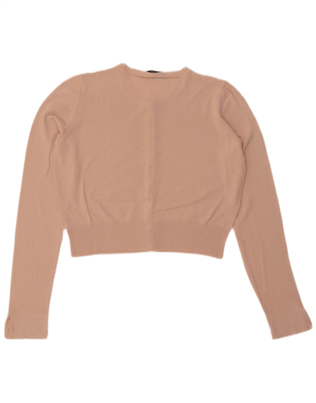 LIU JO Cardigan court pour femme UK 14 Beige moyen
